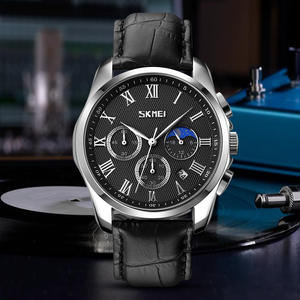 SKMEI 9260 New Arrive 남성 시계 가죽 브랜드 방수 시계 도매상 남성용 - Product Image 1