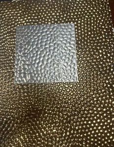 Lámina de Acero Inoxidable de Alta Calidad, con Acabado Martillado, Diseño de Piel de Naranja, Efecto Espejo - Product Image 6