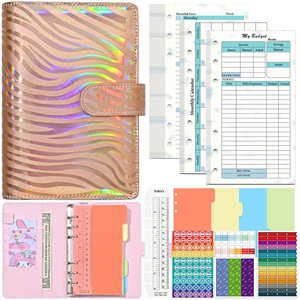 Yeni ürün dizüstü bilgisayarlar özelleştirilebilir a6 pu deri bütçe bağlayıcı planlayıcısı nakit tasarrufu bağlayıcı para organizatör nakit zarf - Product Image 5