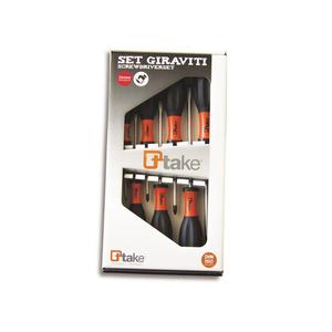 TTAKE UM005022000KT07 5022 KT07 Juego de destornilladores para tornillos planos y PHILLIPS - Hoja de acero cromado - Product Image 1