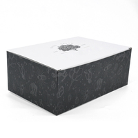 Boîte en carton personnalisée avec logo, nouveau design, pour cadeaux, foulards, serviettes, sous-vêtements, chaussettes, sous-vêtements en carton ondulé