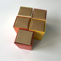 Boîte en papier kraft personnalisée recyclable, boîte à tiroir blanche, style boîte à bijoux, emballage pour cadeau
