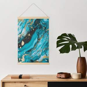 Póster Colgante Personalizado de Entrega Rápida con Barra de Plástico/Aluminio para Colgar en la Pared - Product Image 4