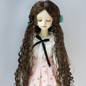 วิกผมตุ๊กตา Juyousu BJD Blythe Bamboo Qbaby American Socialite ทรงผมเปียแ<span class=keywords><strong>บ</strong></span><span class=keywords><strong>บ</strong></span>กึ่งสำเร็จรูป <span class=keywords><strong>ผม</strong></span>หยิก สำหรับทุกเพศ JD802 14 ปีขึ้นไป - Product Image 2