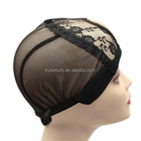 Meilleure Vente IRUIBEAUTY Bonnet de perruque en dentelle pour application de lace frontale et U-Part, modèle réglable 0043