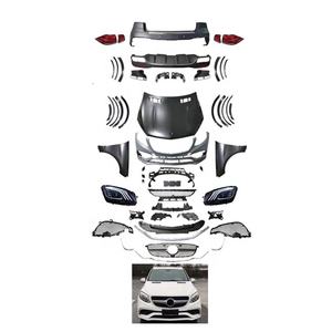 ML-Class W166 a <span class=keywords><strong>GLE</strong></span> W166 Kit de carrocería estilo <span class=keywords><strong>Maybach</strong></span> parachoques faros luces traseras capó Kits de carrocería para <span class=keywords><strong>mercedes</strong></span>-benz ML166 2012-2015 - Product Image 1