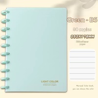 Carnet B5 économique et de qualité supérieure avec fermoir spécial en forme de champignon, carnet de notes à feuilles mobiles, agenda transfrontalier pour la planification et la gestion des affaires