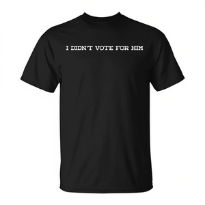 Je n'ai pas voté pour lui, t-shirt politique anti-Trump, démocrate, résistant - Product Image 2