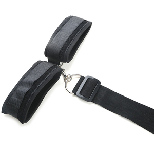 Kit de Contrainte BDSM pour Cou et Poignets avec <span class=keywords><strong>Boule</strong></span>, Jouets Sexuels pour Couples, Collier Réglable, Menottes de Dos, Menottes de Poignets, Équipement de Bondage - Product Image 2