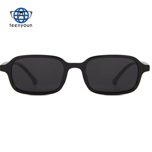 Teenyoun Factory Wholesale Oem Square Frame Bulk Glasses Brands Sun Glasses for Ladies Summer Glasses Acetate Sunglasses