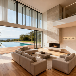 现代奢华别墅设计，线条简洁，室内外无缝连接 - Product Image 4