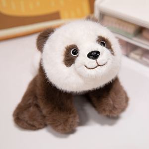 Haute qualité 28cm mignon Panda en peluche <span class=keywords><strong>Kawaii</strong></span> <span class=keywords><strong>ours</strong></span> brun en peluche de Chine rempli de coton PP - Product Image 4