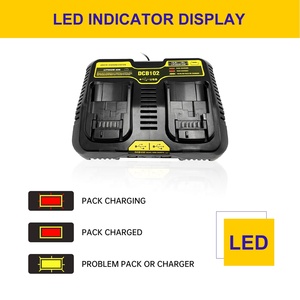 <span class=keywords><strong>Kit</strong></span> combinado de repuesto <span class=keywords><strong>Dewalt</strong></span> 10,8 V-20V para cargador de batería de iones de litio <span class=keywords><strong>Dewalt</strong></span> DCB102 DCB200 - Product Image 3