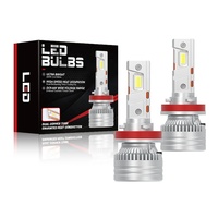 LANSEKO X9P Dual-Kühlsystem LED-Scheinwerferbirne Turbo-Lüfter Kupfer-Heatpipe Auto-Scheinwerfer für Fahrzeuge