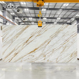 Goldtop Natural Stone Calacatta Gold-Calacatta Borghini Marble Mosaic for Hotel Villa - Product Image 3