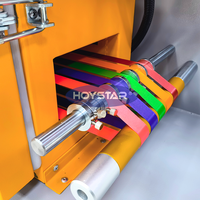 Máquina automática de serigrafía rollo a rollo para cinta de satén y máquina impresora de cordones, máquina de impresión de rollo de cinta y lámina