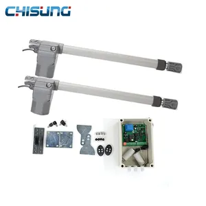 Ac220V 110V pipe swing gate opener kit For European Garden Door