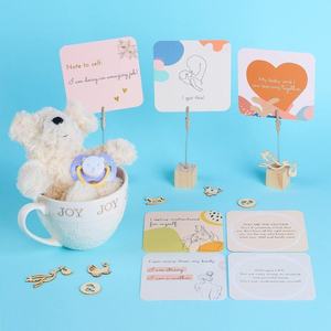 Tarjetas de Afirmación de Embarazo HBC para Futuras Mamás - Mazo de Cartas Motivacionales Positivas, Tarjetas de Bienestar Personalizadas con Impresión UV, Regalo - Product Image 5