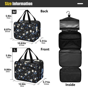 Wholesale Customs logo Portable Waterproof Travel <b>Toiletry</b> <b>Bag</b> <b>Large</b> Capacity Cosmetic Storage Travel <b>Toiletries</b> <b>Bags</b> - Product Image 3