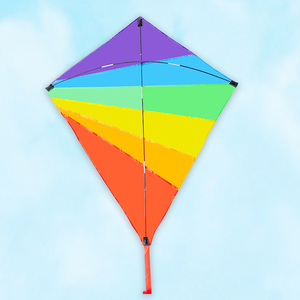 <span class=keywords><strong>Cometa</strong></span> personalizada Big Flying Diamond Cerf Volant Rainbow, cometas de tela de nailon <span class=keywords><strong>para</strong></span> exteriores de buena calidad, nuevo modelo al por mayor - Product Image 2