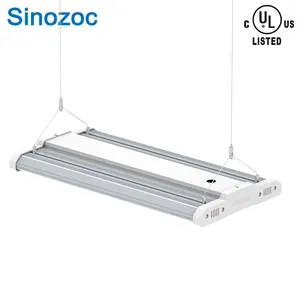 High Bay Light 50w Sinozoc Professional Linear Highbay 50w 100w 150w 200w Led Linear High Bay Light 130lm/w~180lm/w For Warehouse And Industrial