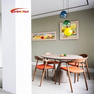 <span class=keywords><strong>Fauteuil</strong></span> simple de couleur noyer avec coussin orange Chaise NEVA <span class=keywords><strong>Table</strong></span> à manger Chaises de restaurant en <span class=keywords><strong>bois</strong></span> de style européen vente en gros - Product Image 1