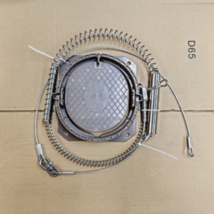 Trappola a Molla Quadrata in Acciaio Inossidabile, Ecologica e Riutilizzabile per il Controllo dei Parassiti, per Cinghiali, Roditori, Fattorie, Case e Giardini - Product Image 4