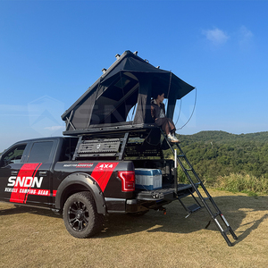Tente de toit rigide SNDN pour 4 personnes, grand espace, charnière X, en aluminium, pour véhicules 4x4 tout-terrain et overlanding, modèle SD10-15-1 1. Difficile - Product Image 1
