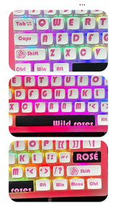 คีย์บอร์ดเกม PBT ลายกุหลาบ125แบบกลไกสำหรับ MX-Stem สวิตช์คีย์บอร์ด - Product Image 6