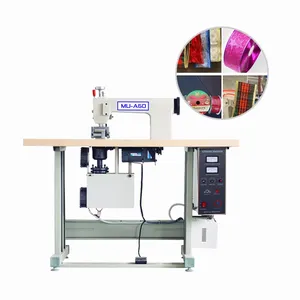 Ultrasonic Lace Making Double side sewing and sealing Machine For Christmas ribbon