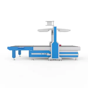 Yaygın olarak kullanılan kesim kumaş makinesi kumaş çok katmanlı kumaş kesici kumaş düz bıçak kesme makinesi