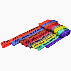 <span class=keywords><strong>Eslinga</strong></span> Redonda de Poliéster <span class=keywords><strong>Roja</strong></span> de Seguridad y Durabilidad de 5t, Herramienta de Elevación de 6 Toneladas, Proveedor Chino, EN1492-2 - Product Image 5