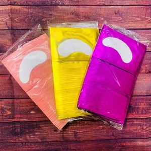 Vente en gros de coussinets sous les <span class=keywords><strong>yeux</strong></span> en hydrogel <span class=keywords><strong>naturel</strong></span> 100%, patchs en gel non pelucheux pour salon de beauté, extensions de faux cils, greffage - Product Image 1
