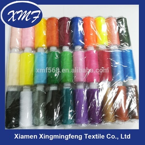 100% fil <span class=keywords><strong>de</strong></span> Polyester fil à coudre rouleau Machine broderie à la main r chaque bobine Durable pour Kit <span class=keywords><strong>de</strong></span> <span class=keywords><strong>couture</strong></span> à domicile - Product Image 5