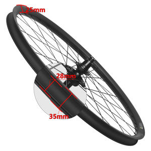 VTT DH35 Roue de montagne en fibre de carbone 27.5/29 pouces Jeu de roues de frein à disque 120 anneaux HUB 8-12 vitesses - Product Image 2