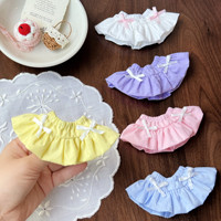 Vêtements de poupée 10 cm : Jupe Sweet Bud pour poupées BJD en peluche, Costume de mode, Accessoire de déguisement BJD pour Labubu Zsiga
