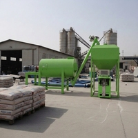 Mélangeur vertical de poudre sèche HC 220V/380V pour mortier de maçonnerie et matériaux de finition murale, conception compacte, utilisation facile