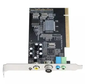 Penerima TV Analog FM PAL BG PAL I NTSC SECAM PC PCI 7130 7134 Kartu TV Tuner