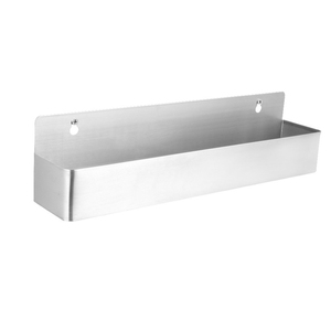 <b>Wall</b> Mounted Single Deck Liquor Bottle Shelf, Stainless Steel <b>Wine</b> Storage <b>Rack</b> for Restaurant & Bar Kitchen - Product Image 1