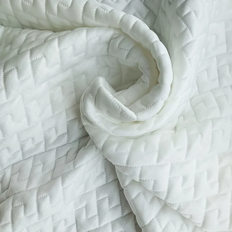 Haichun качественный домашний текстиль прочный водонепроницаемый трикотажный Матрас ткань жаккард стрейч трикотажный матрас тикающая ткань