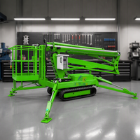 Mini-nacelle élévatrice FUTLIFT sur chenilles articulée, plateforme de travail aérien télescopique hydraulique Caterpillar
