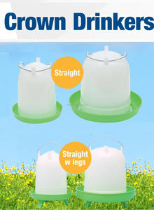 Bebederos de plástico de alta calidad <span class=keywords><strong>para</strong></span> aves de corral con patas 4L y 8L - Product Image 6