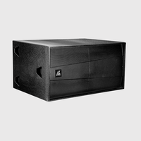 SUB-D18 double haut-parleur de subwoofer de 18 pouces pour le système de sonorisation professionnel de scène