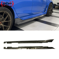 Jupes latérales en fibre de carbone PU-Design pour Honda Civic TypeR FL5, style AD, kit carrosserie, excellent rapport qualité-prix, exceptionnel
