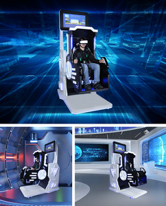 China Sourcing Factory Rotate VR 9D Máquina de juegos de realidad virtual Montaña Rusa 360 Vr Drop Tower Simulator - Product Image 3