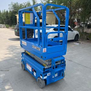 Gunting mobil listrik tugas berat kapasitas angkat <span class=keywords><strong>20</strong></span> <span class=keywords><strong>Ft</strong></span> tinggi maksimum empat roda desain hidrolik untuk mesin pompa - Product Image 4