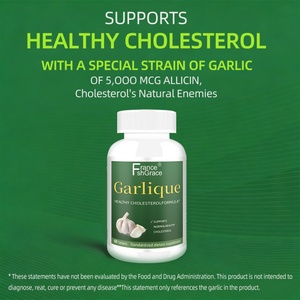 Suplemento Premium de Extractos de Ajo, Fórmula para un Colesterol Saludable, 60 Tabletas, Suplemento de Ajo - Product Image 2