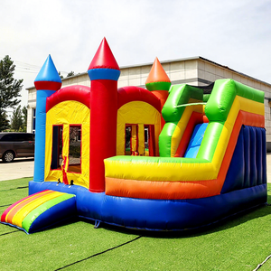 Château gonflable multicolore gonflable, toboggan d'escalade, maison gonflable <span class=keywords><strong>pour</strong></span> la <span class=keywords><strong>location</strong></span> d'<span class=keywords><strong>anniversaire</strong></span> - Product Image 1