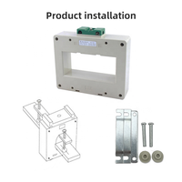 MSQ80 Sensor de corriente CA CC para interiores monofásico CTS 50/60Hz Transformador de forma de bobina de bajo costo con tipo de anillo cero