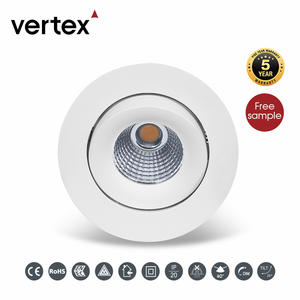 <span class=keywords><strong>Spot</strong></span> encastré LED rond 10W compatible <span class=keywords><strong>isolation</strong></span>, intensité réglable, IP44, pour intérieur (Royaume-Uni) - Product Image 4